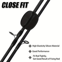Rubber Fishing Rod Wrap Clip