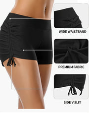  Vacay Bikini Bottoms High Rise Swim Shorts