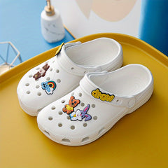 Women's Cartoon Decor Clogs Slip On Shoes