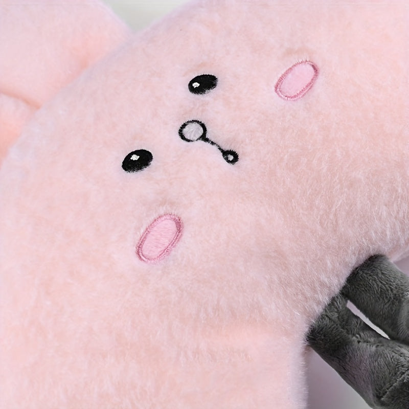 Car Cartoon Rabbit Headrest Plush Neck Pillow