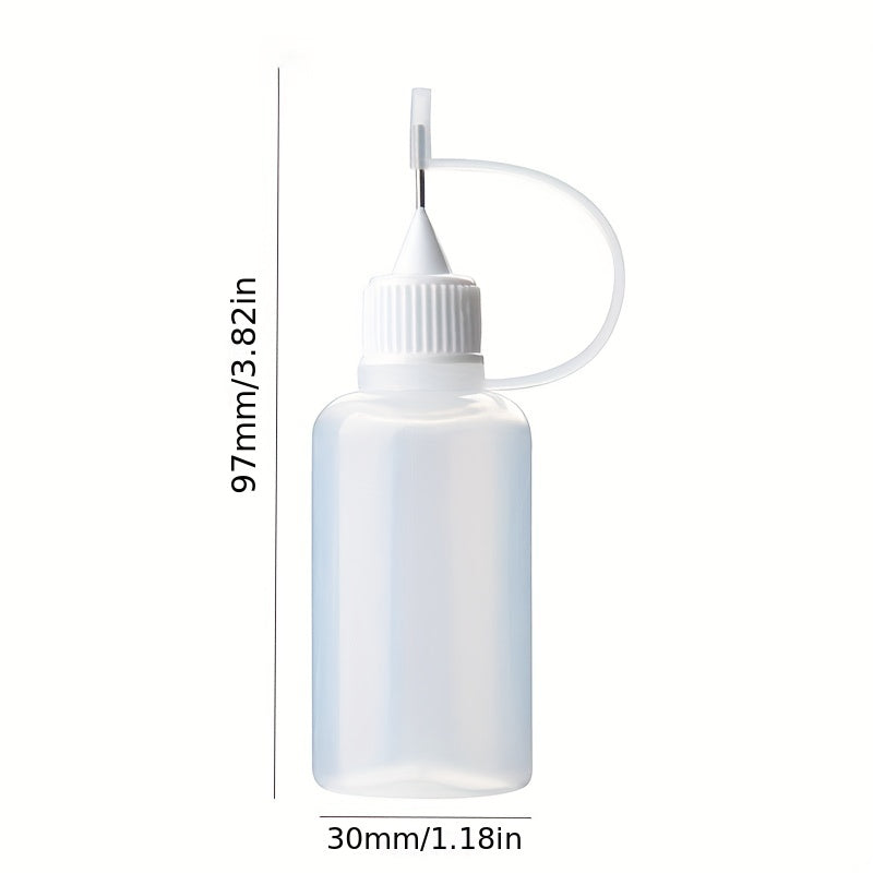 30ml Empty Glue Bottle With Needle Tip for DIY Crafts