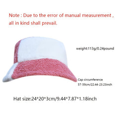 Multicolor Winter Bucket Hat for Women