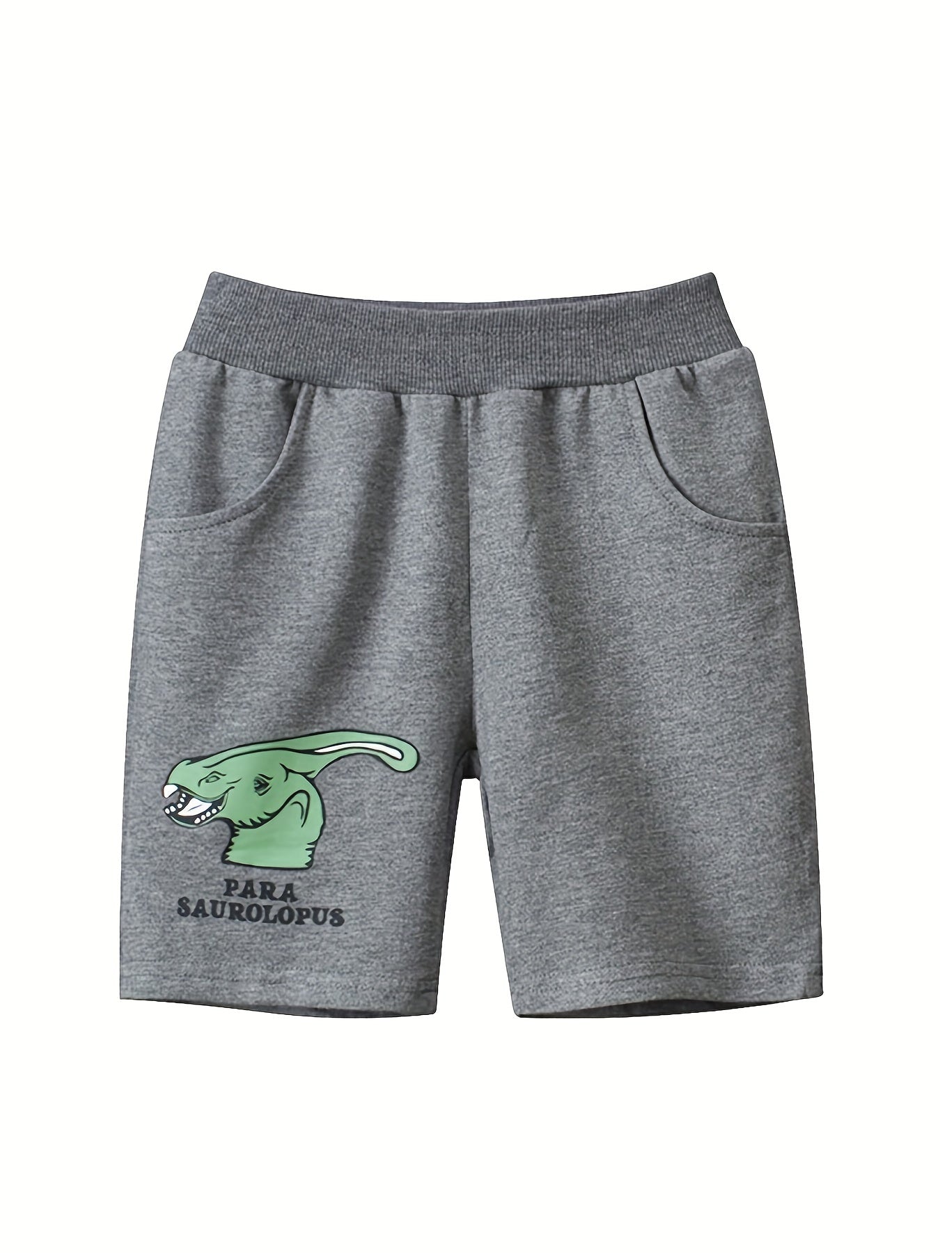 Fruitsunchen Toddler Baby Dino Shorts 2 Pack 100% Cotton Cargo Summer Shorts