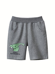 Fruitsunchen Toddler Baby Dino Shorts 2 Pack 100% Cotton Cargo Summer Shorts