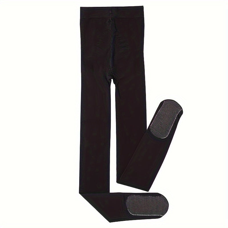 Opaque Elastic Pantyhose High Waist Slim Footed Women's Stockings