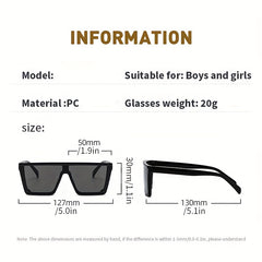Children's Gradient Large Frame Windproof Sunglasses UV400