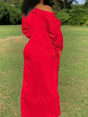  Sexy One Shoulder Maxi Dress