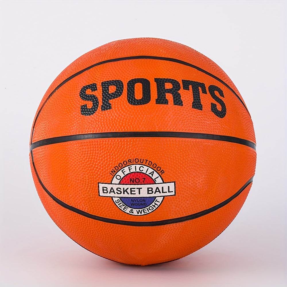 Rubber Basketball with Grip for Indoor and Outdoor Professional Competition