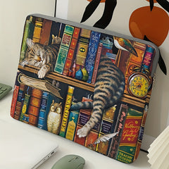 Soft Laptop Sleeve Case Bag Cover Tablet Bookcase Leather