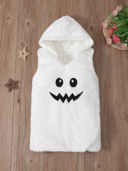 Pumpkin Pattern Hooded Onesie Romper Halloween Party Holiday Cosplay Bodysuit