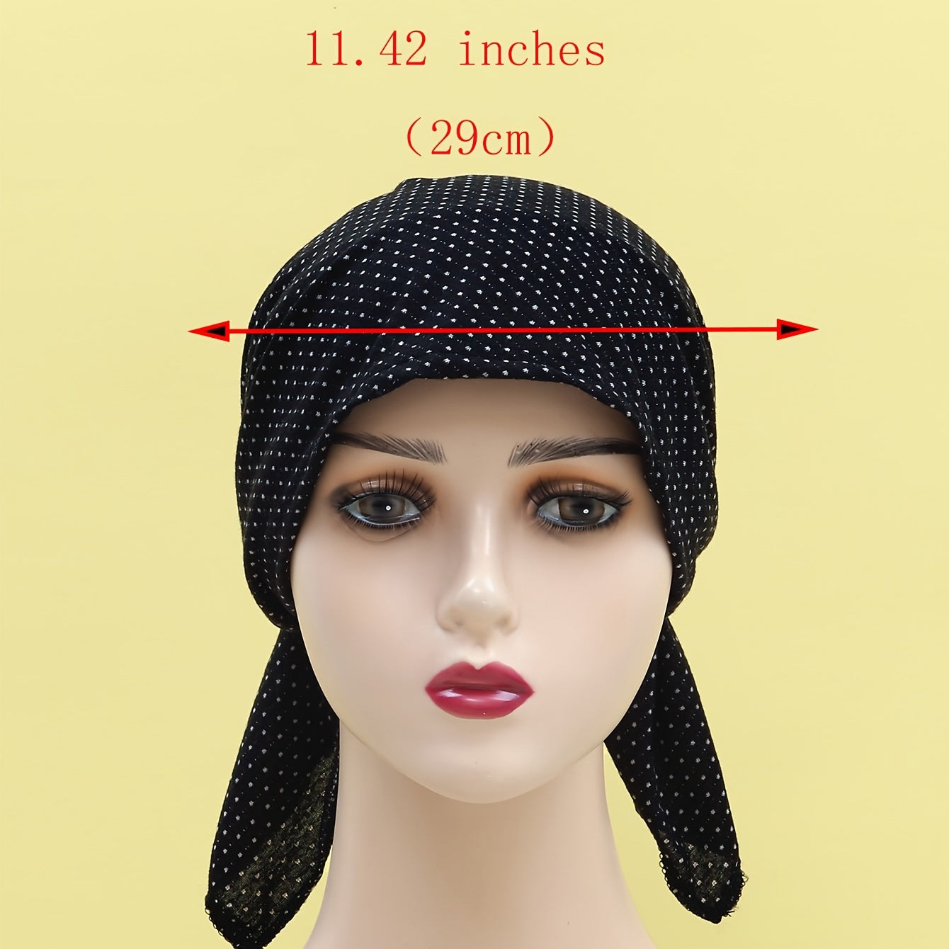 Polka Dot Turban Cap Lightweight Beanies Hair Caps Women's Headwear