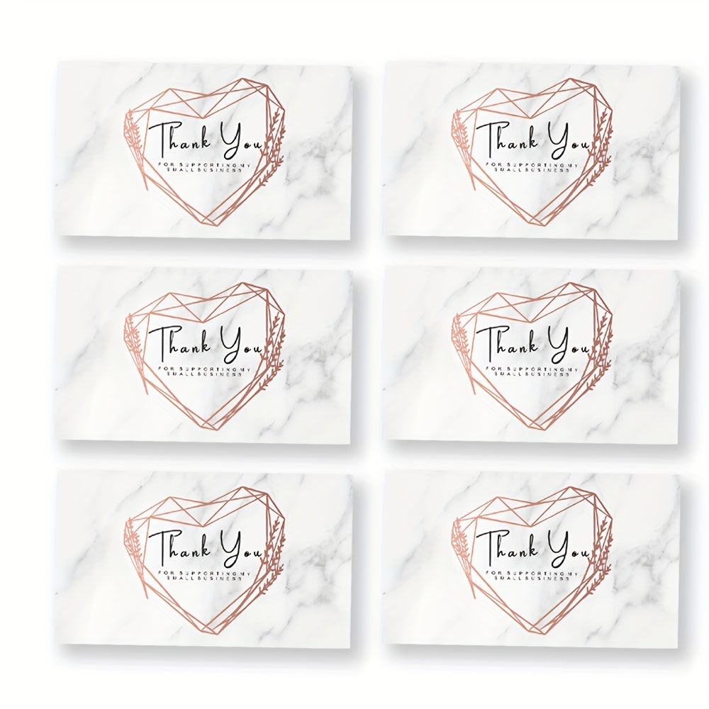 50 Thank You Cards for Business 9.5 Business Card Jewelry Package Insert
