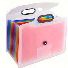 Accordion File Folder Handle A4 Letter Size 13 Pockets