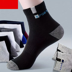 10 Pairs Men's Moisture-Wicking Short Sports Crew Socks