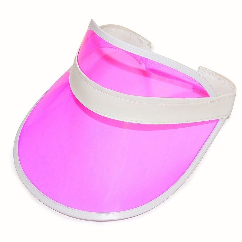 Transparent Waterproof Sun Visor Hat UV Protection Lightweight Cap