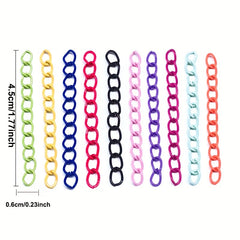 Mixed Alloy Open Ring Lobster Clasp Hook Ball Chain Jewelry Making DIY Finding