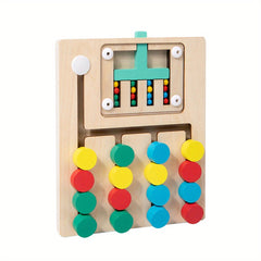 Colorful Bead Counting Puzzle Toy for Kids Ages 3, Educational Learning Toy