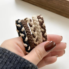 5pcs Braided Hair Tie Elastic Hair Bands Ponytail Holder