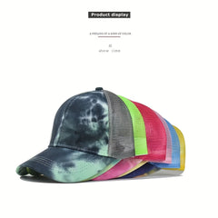 Tie Dye Hat Sun Protection Baseball Cap