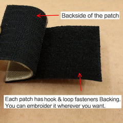 1pc Kindness vs Weakness Embroidered Patch Hook & Loop Emblem Patch