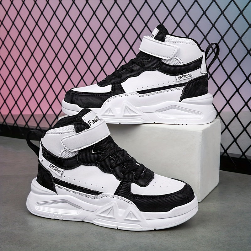 Men's High Top Skate Shoes for Outdoor Workouts and Street Style