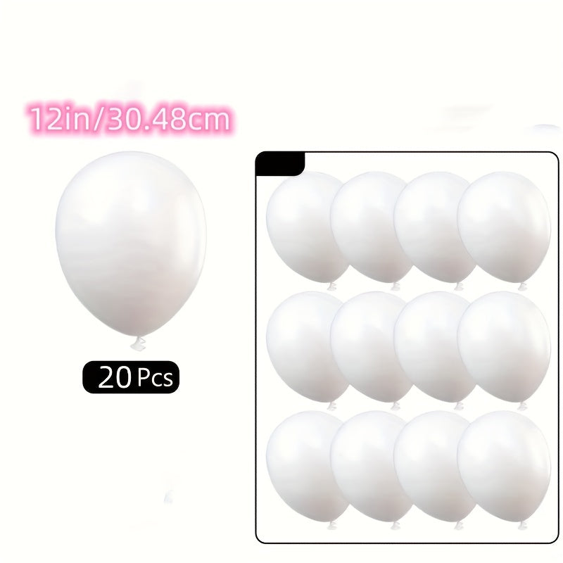 20pcs 12" Latex Balloons for Holiday Wreath Arches