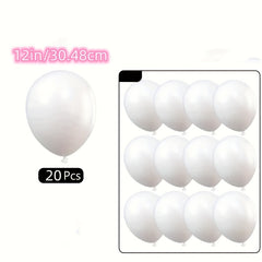 20pcs 12" Latex Balloons for Holiday Wreath Arches