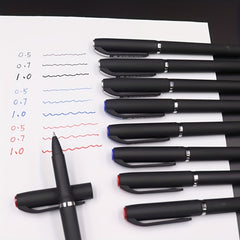 Gel Pen Set Red Ink Calligraphy Office Business Signature