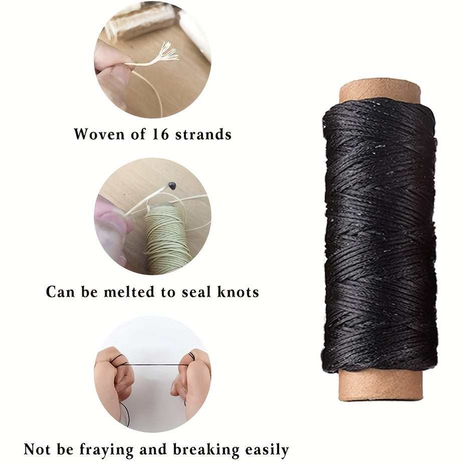Waxed Thread Leather Sewing For Hand Stitching Leather Craft DIY