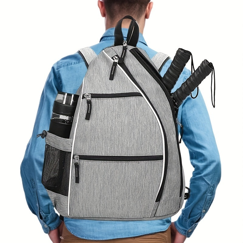 Large Waterproof Pickleball Shoulder Bag for Organization and Protection