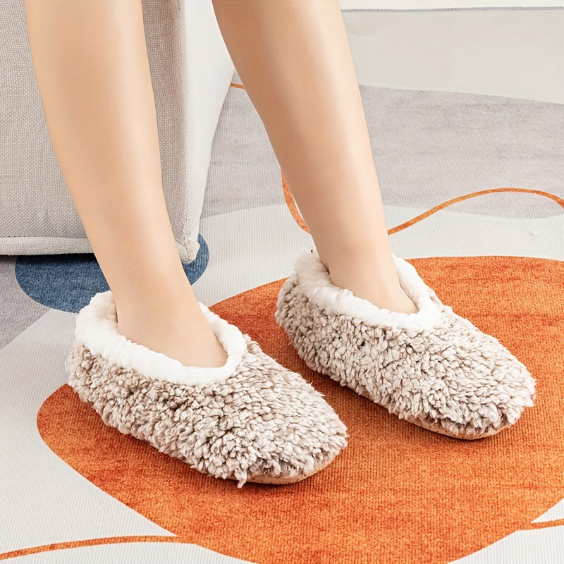 Fuzzy Floor Socks Low Cut Women's Stockings