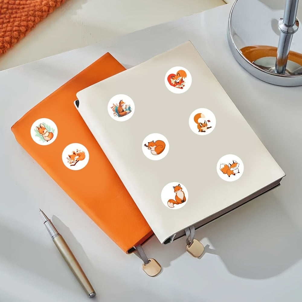 500pcs Fox Sticker Roll Playful Easy Application
