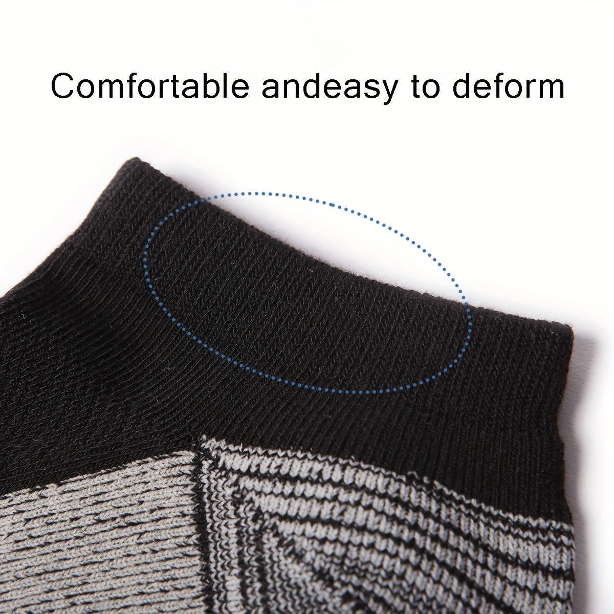6 Pairs Men's Casual Shock Absorb Breathable Socks for Outdoor Training