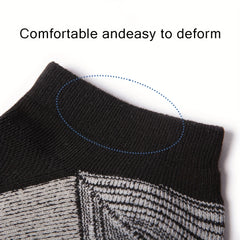 6 Pairs Men's Casual Shock Absorb Breathable Socks for Outdoor Training
