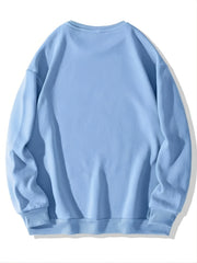 Los Angeles Preppy Sweatshirt Long Sleeve Casual Crew Neck Fall Winter Clothing