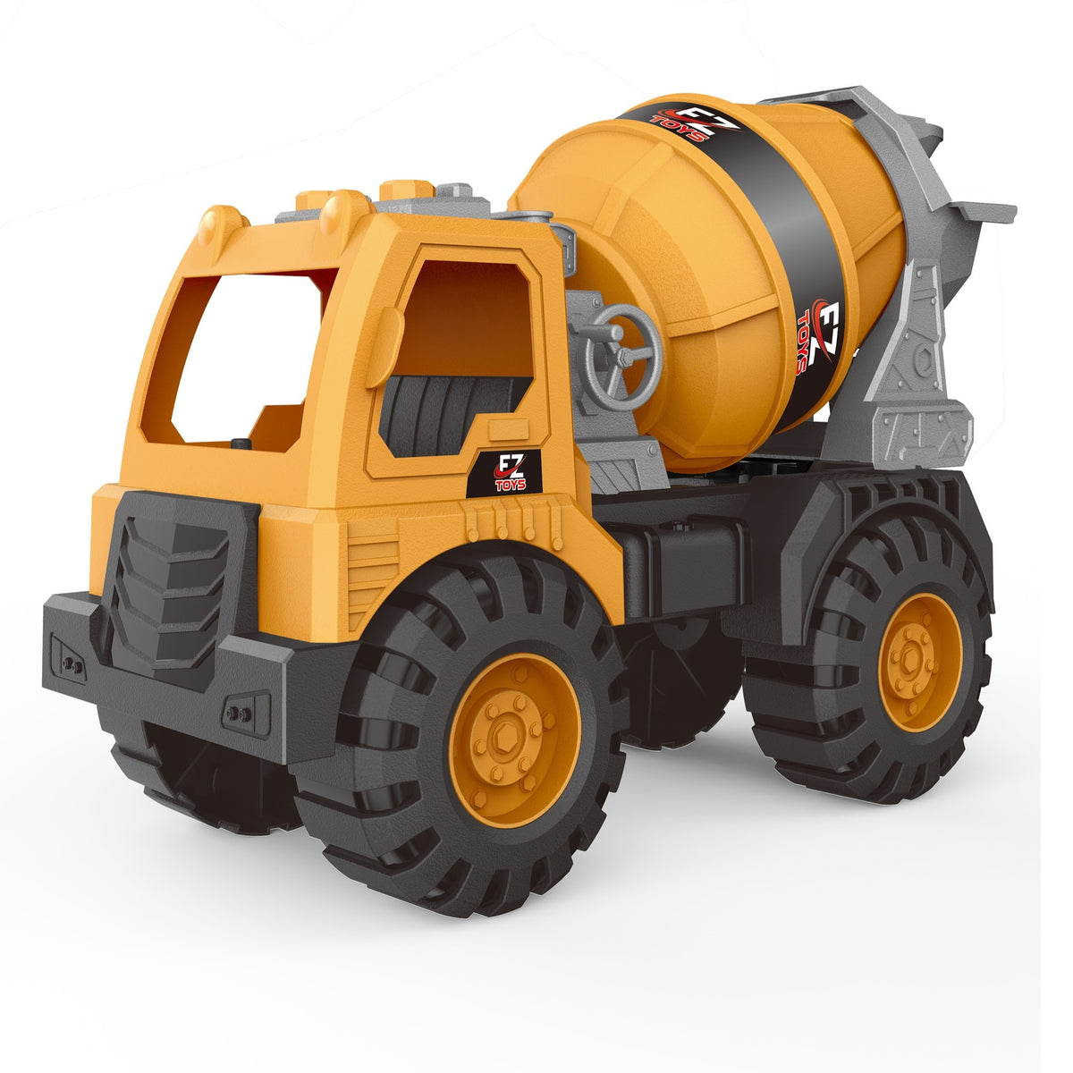 Large Mixing Engineering Vehicle Children's Toy Boy Set Excavator Digger