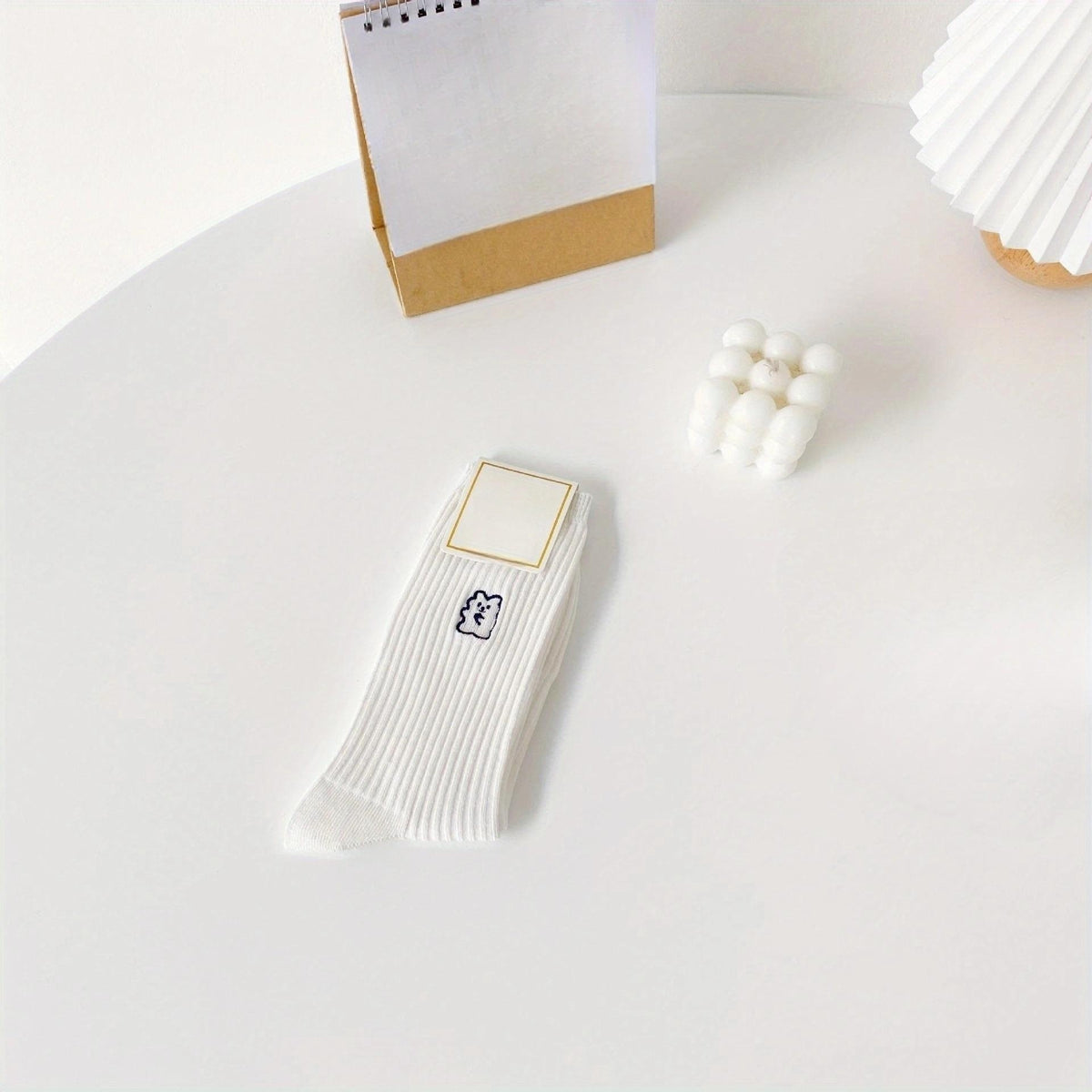 Cartoon Embroidery Socks All match Women's Stockings