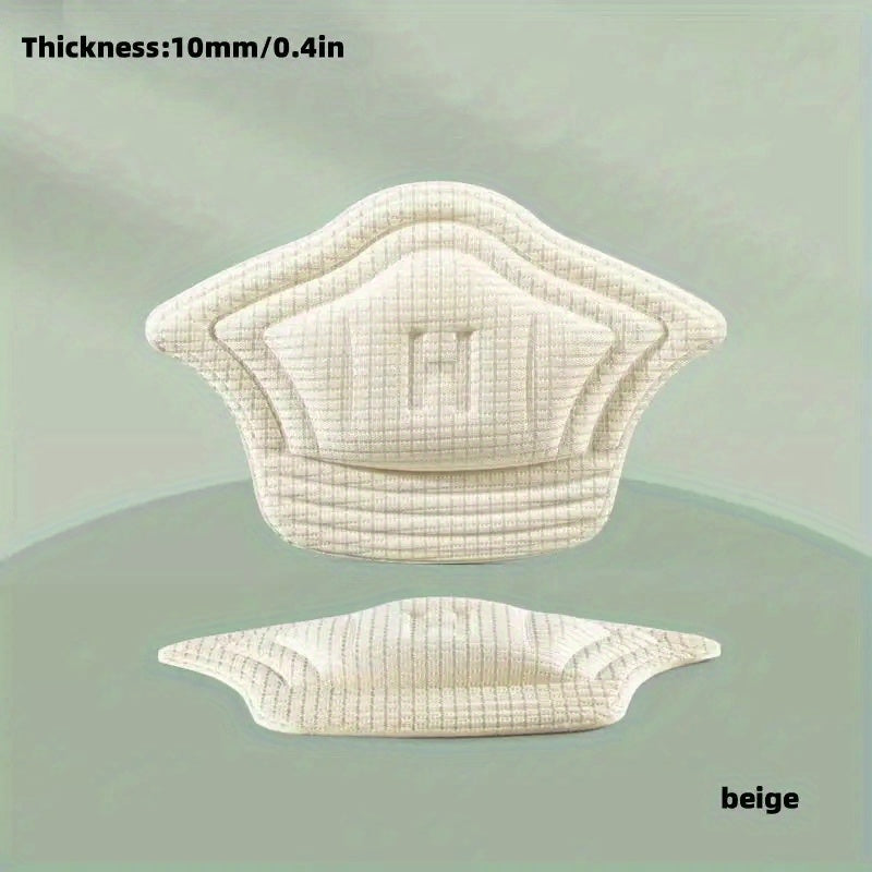 Adjustable Heel Pads for Sport Shoes - Feet Cushion Inserts with Back Sticker