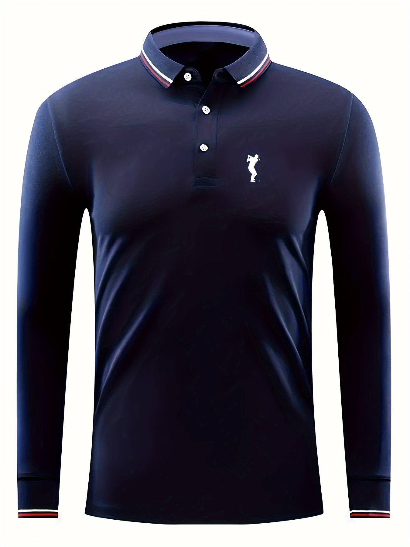 Men's Long Sleeve Lapel Sports Shirt - Spring Fall Winter
