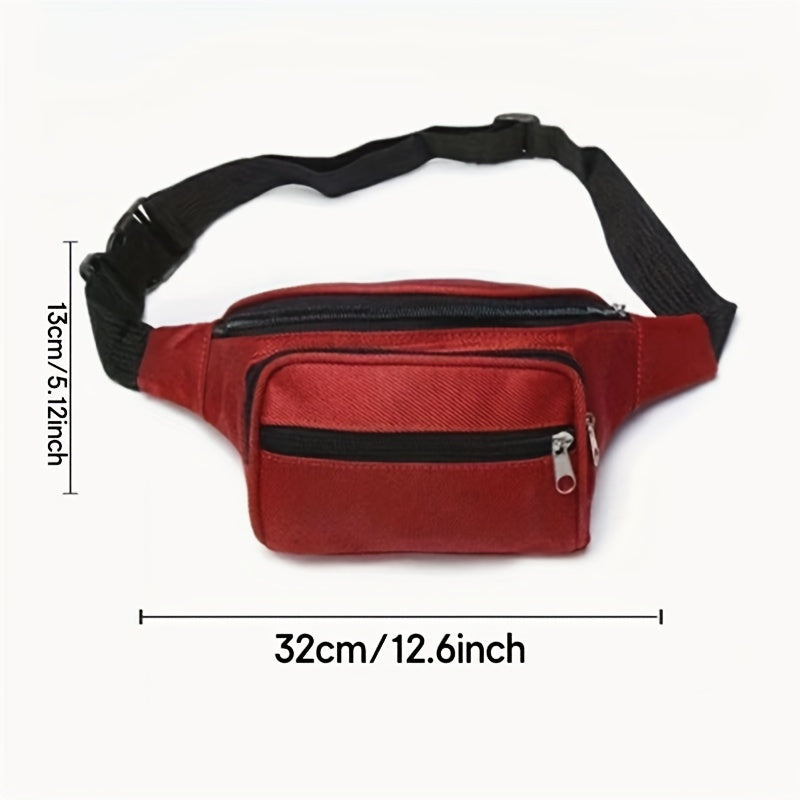 Waterproof Oxford Cloth Waist Bag for Sports and Outdoor Activities