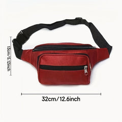 Waterproof Oxford Cloth Waist Bag for Sports and Outdoor Activities