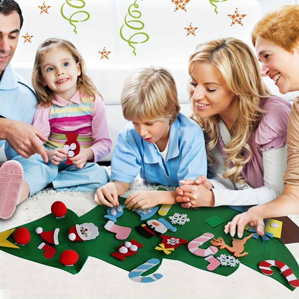 DIY Christmas Tree Felt Toy for Infants & Toddlers