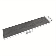 10pcs Grey Wood Peel and Stick Tiles - Waterproof for Bathrooms and Kitchens