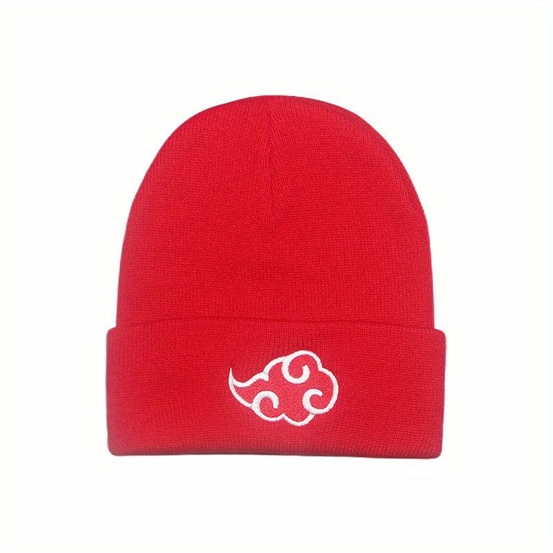 Embroidered Knitted Wool Hat for Men and Women