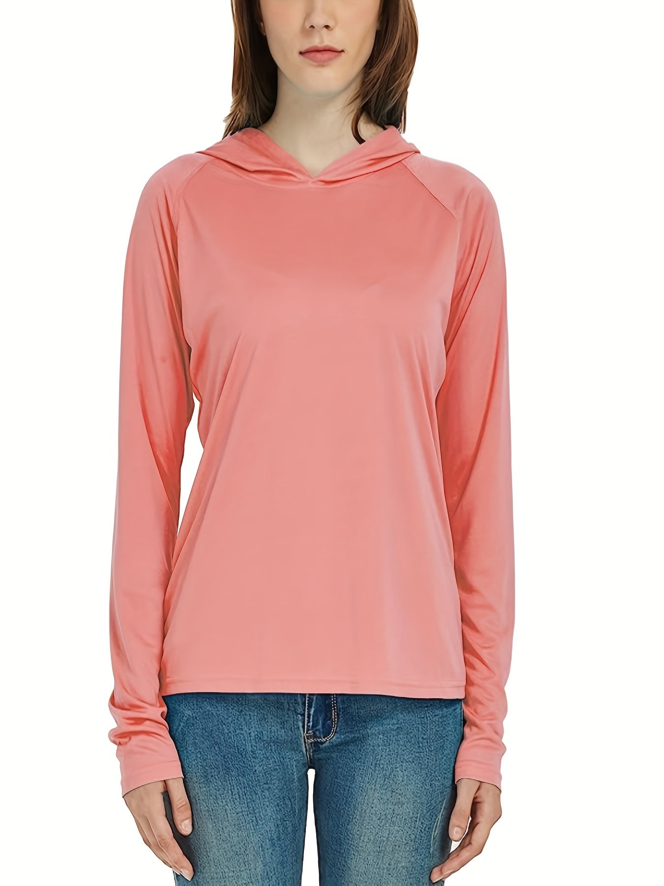 Women's Sun Protection Hoodie Long Sleeve Outdoor Shirt