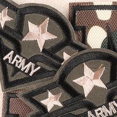 5pcs Men's Camouflage Patch Embroidered Badge DIY Brooch Costume Decoration