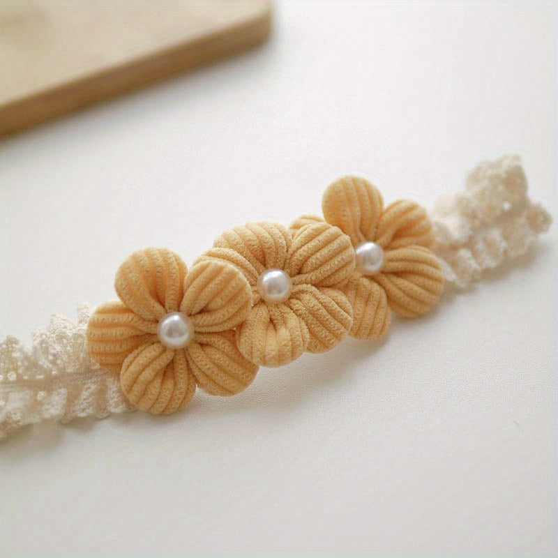 Baby Girls Flowers Lace Headband Hairband Princess Hair Accessories