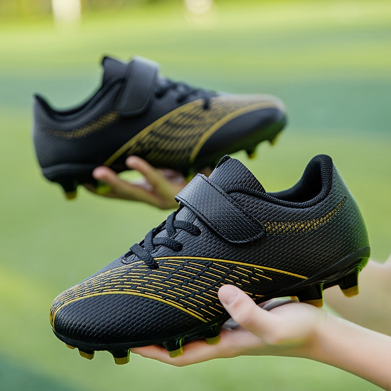 Boy's Non Slip Football Cleat With Spikes Breathable Soccer Cleats