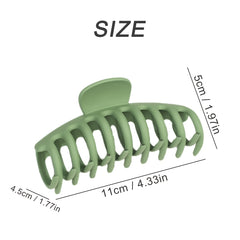 Matte Hair Claw Clips for All Hair Types