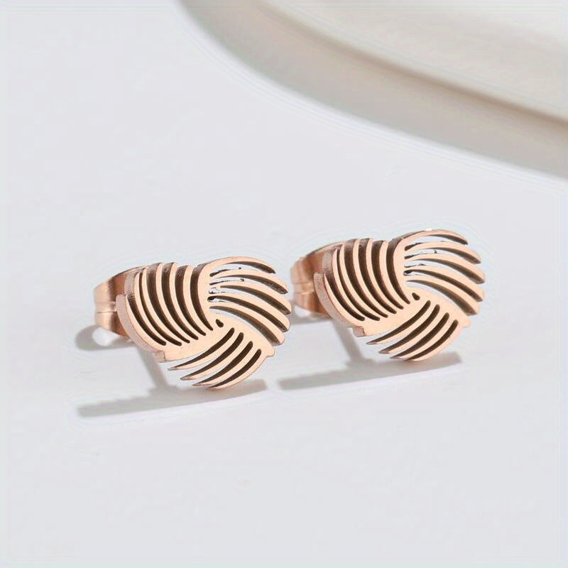 Geometric LoveShape Earrings Retro Accessories Jewelry For Men